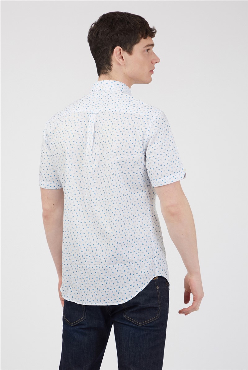  Short Sleeve Micro Print Shirt