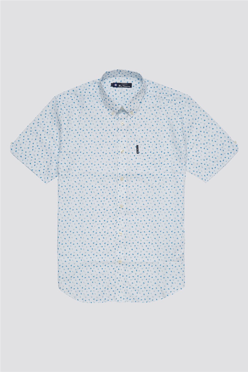  Short Sleeve Micro Print Shirt