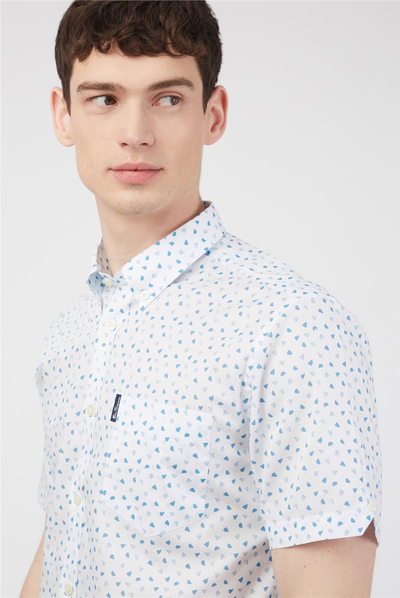  Short Sleeve Micro Print Shirt