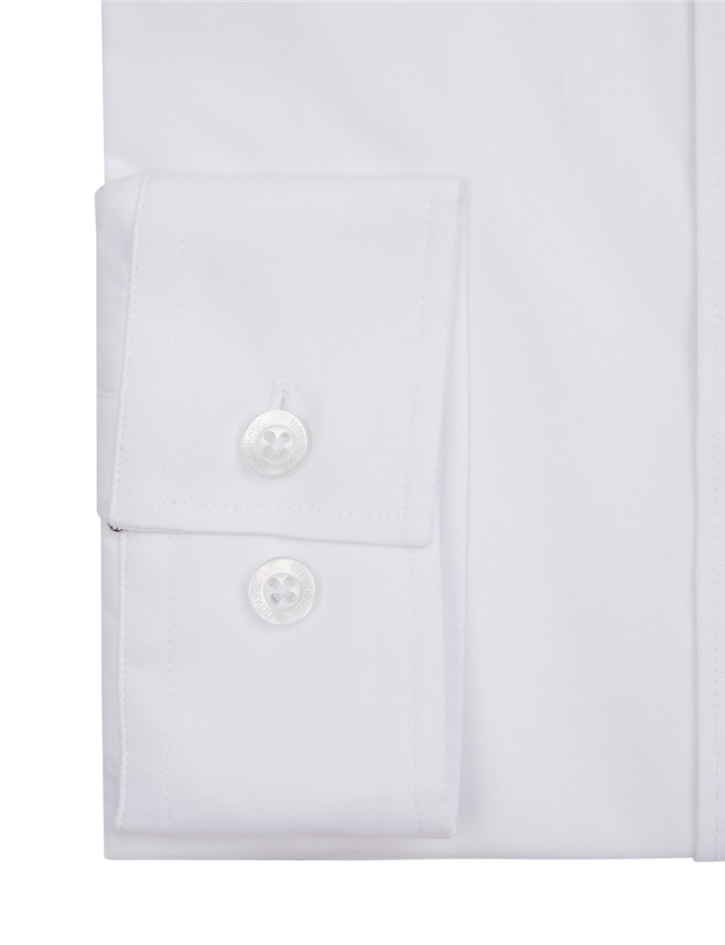 Racing Green Regular Fit Single Cuff Two Pack Of White Shirts