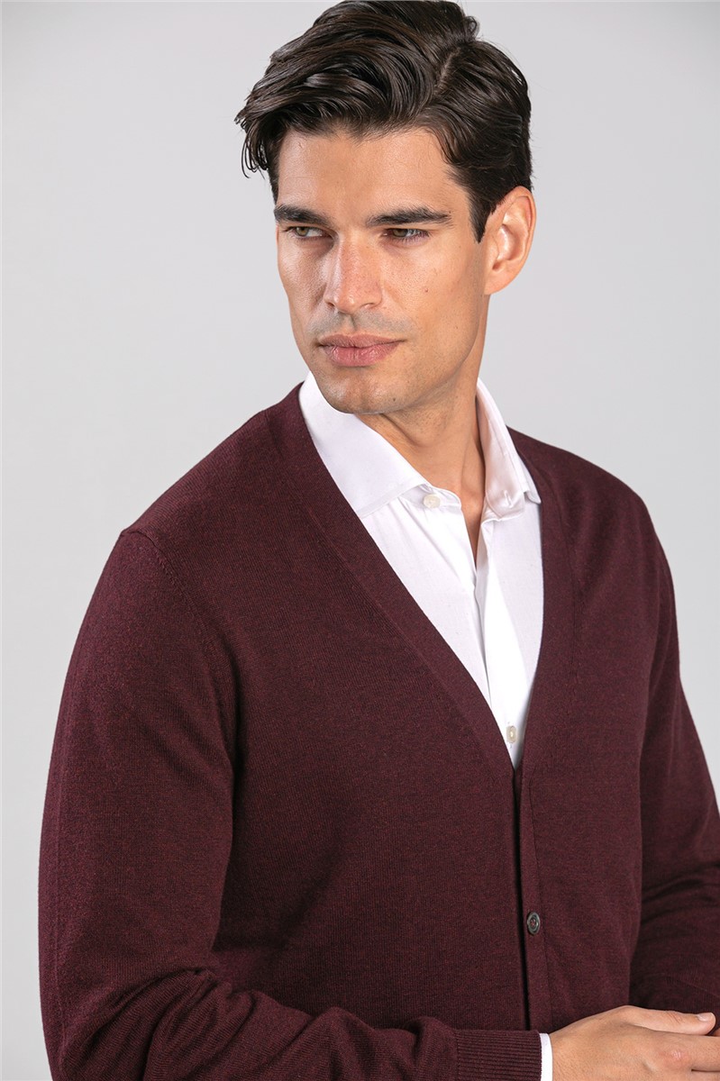  Bordeaux Cardigan