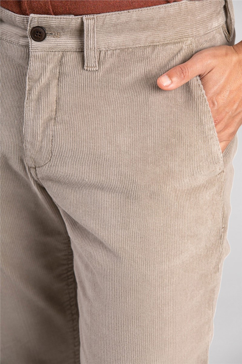 Concrete Light Beige Slant Trousers