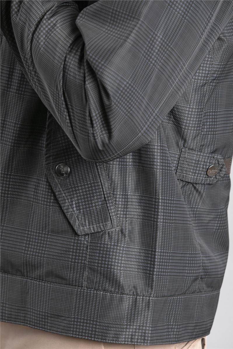  Dark Grey Check Jacket