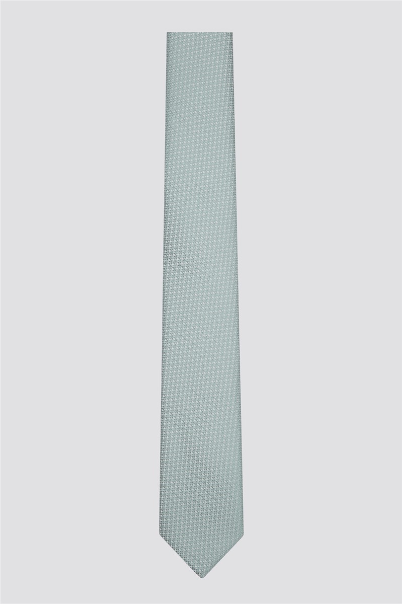  Slim Seafoam Textured Tie