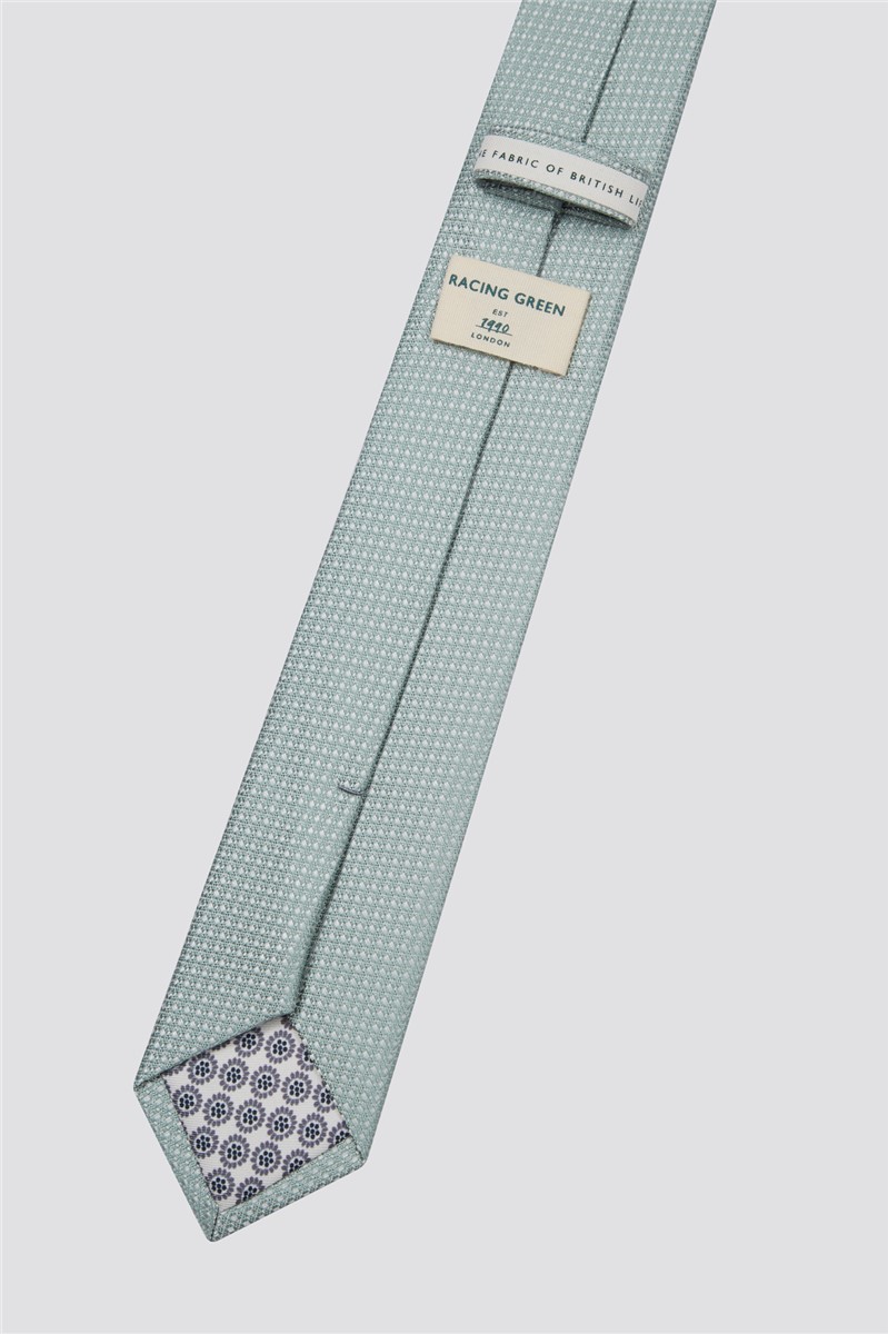  Slim Seafoam Textured Tie