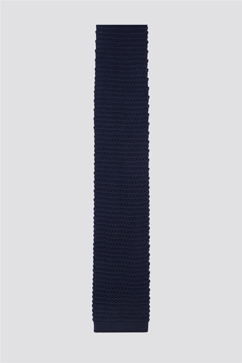  Navy Knitted Tie