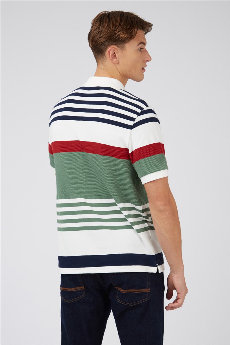   Engineered Stripe Polo