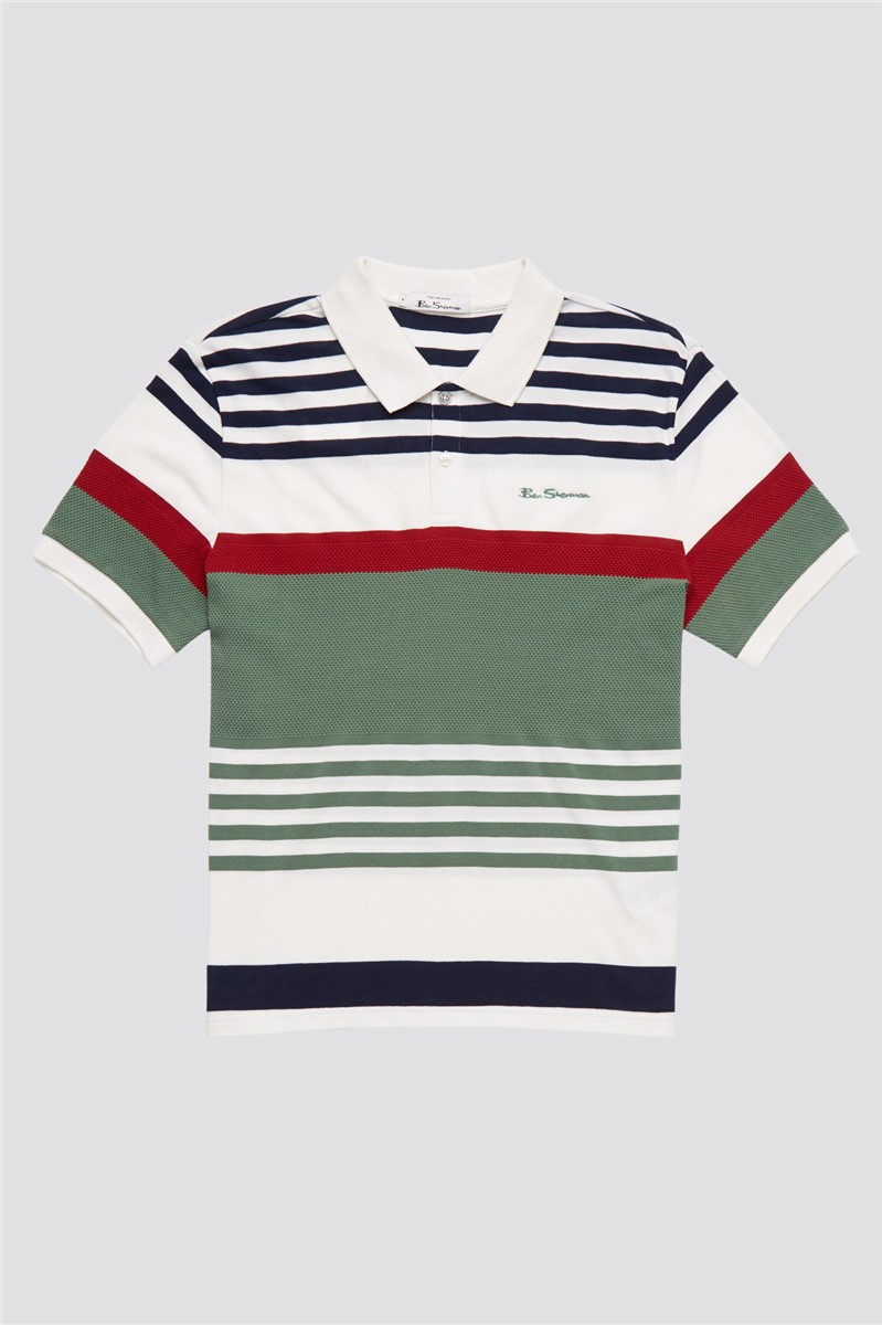   Engineered Stripe Polo