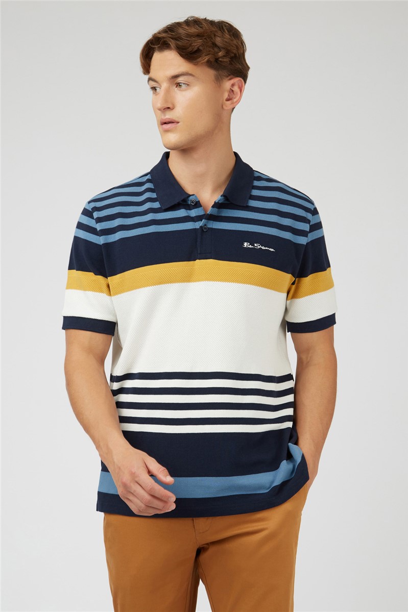 Ben Sherman Engineered Stripe Polo