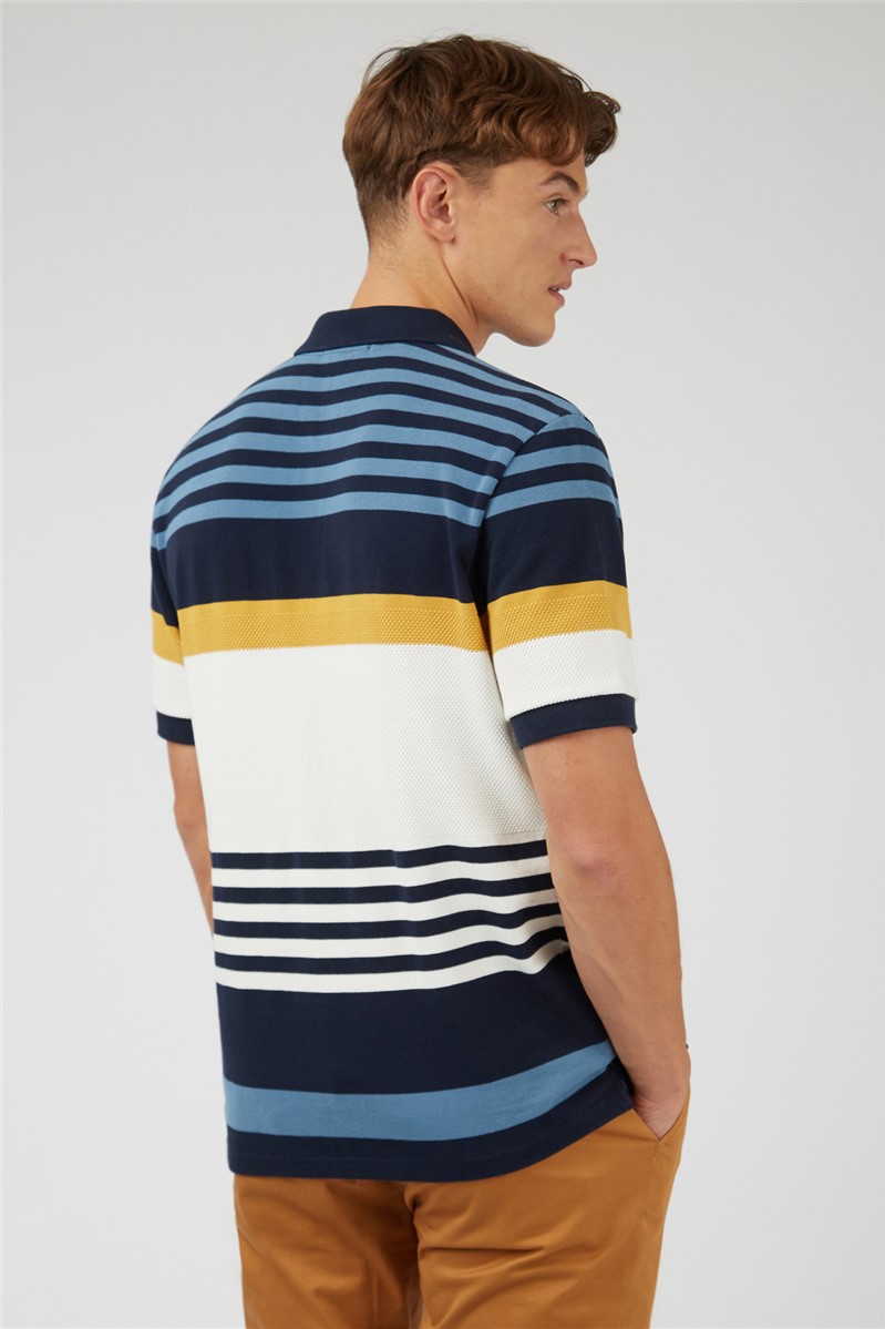   Engineered Stripe Polo