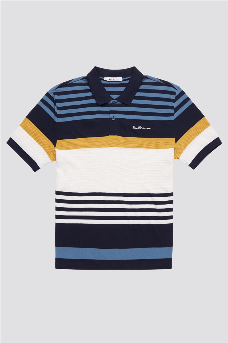   Engineered Stripe Polo