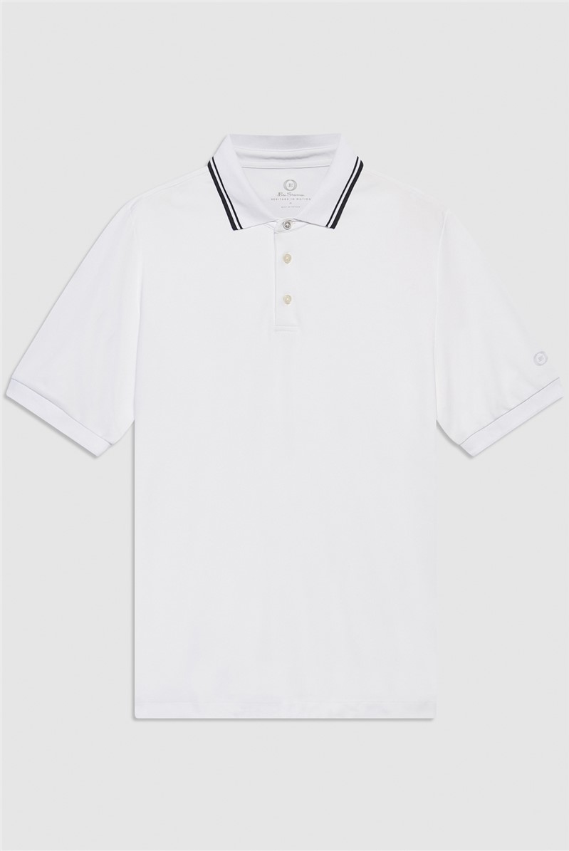 Ben Sherman Short Sleeve 360 Motion Pique Polo