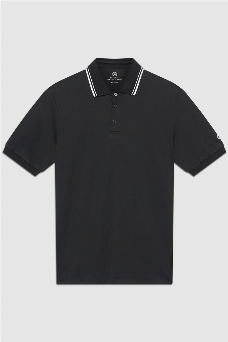 Ben Sherman Short Sleeve 360 Motion Pique Polo