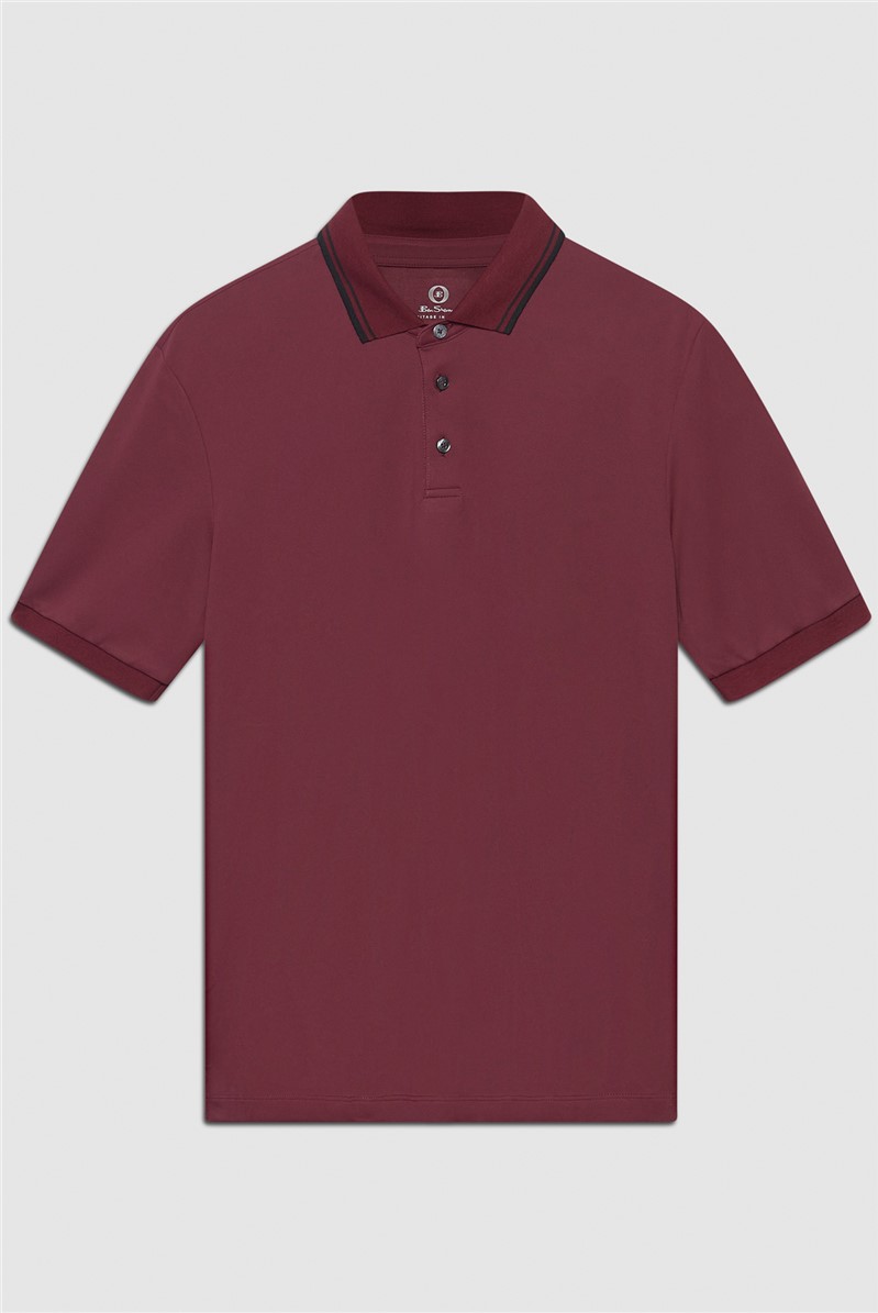 Ben Sherman Short Sleeve 360 Motion Pique Polo