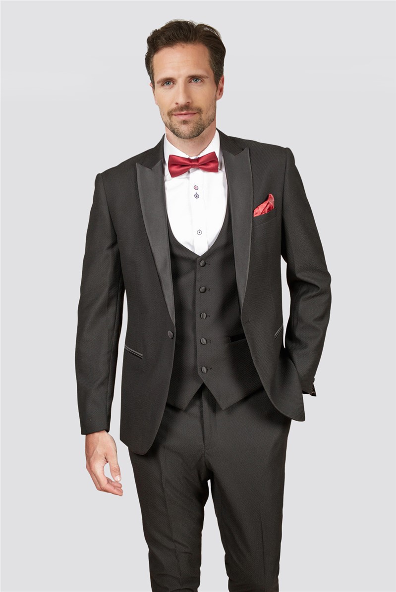  Slim Fit Black Tuxedo Jacket