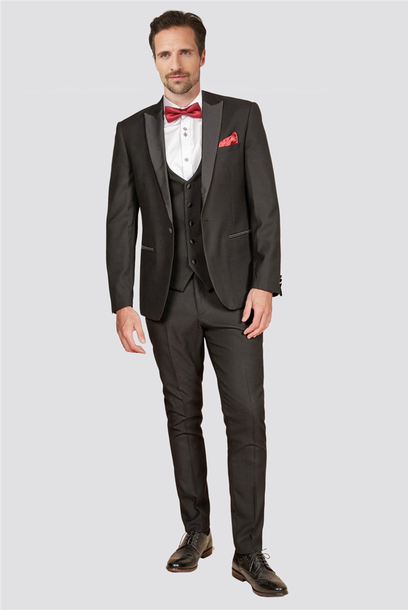  Slim Fit Black Tuxedo Jacket