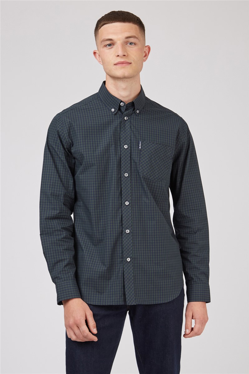 Ben Sherman Long Sleeve Gingham Shirt