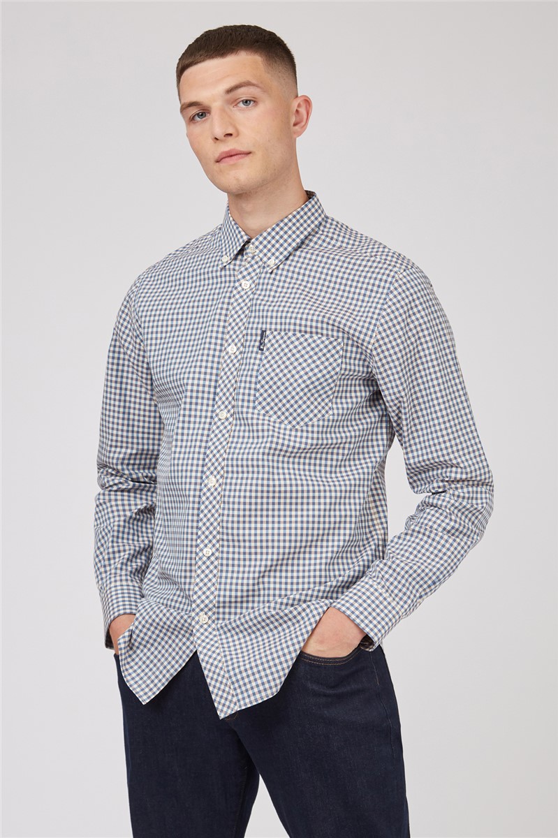 Ben Sherman Long Sleeve Gingham Shirt