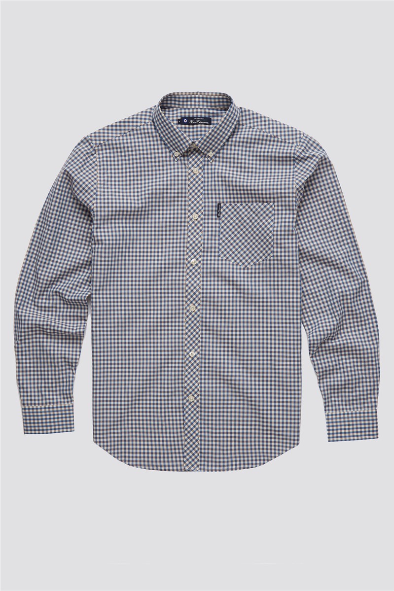 Ben Sherman Long Sleeve Gingham Shirt