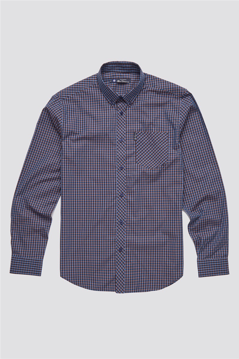 Ben Sherman Long Sleeve Gingham Shirt