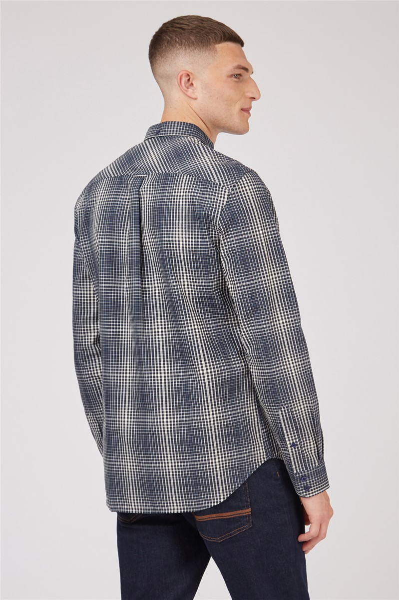  Long Sleeve Gradient Check Shirt