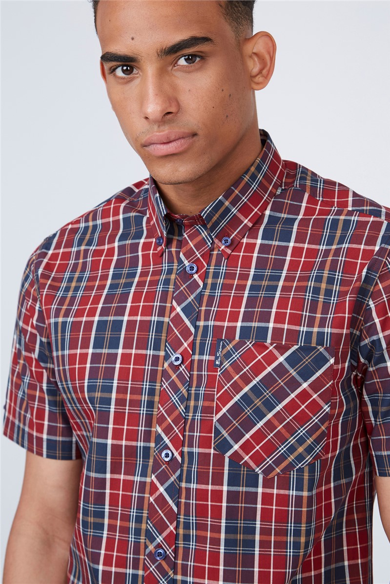 Ben Sherman Long Sleeve Soft Laundered Tartan Check Shirt