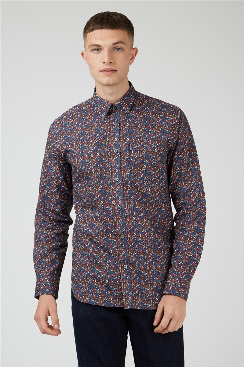 Ben Sherman Long Sleeve Multi Floral Shirt