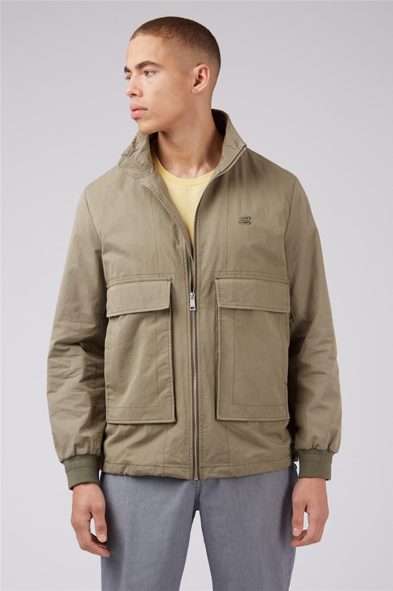   Green Contemporary Workers Jacket