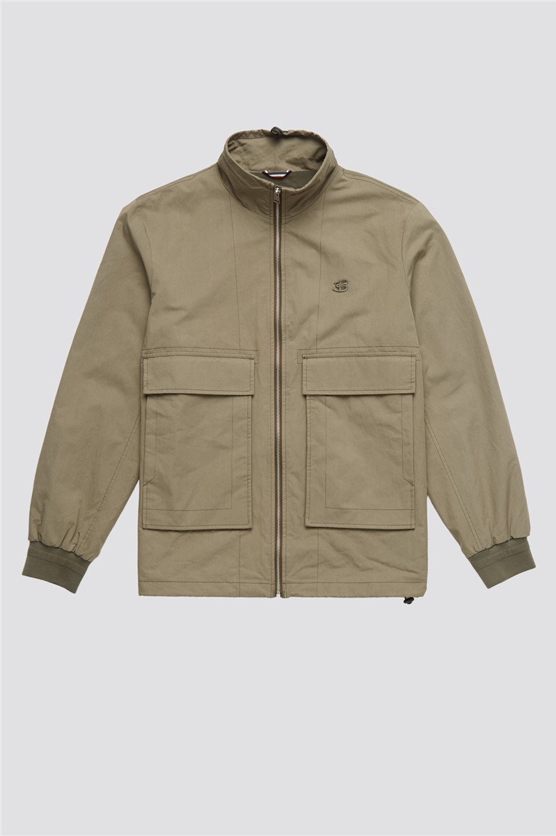   Green Contemporary Workers Jacket