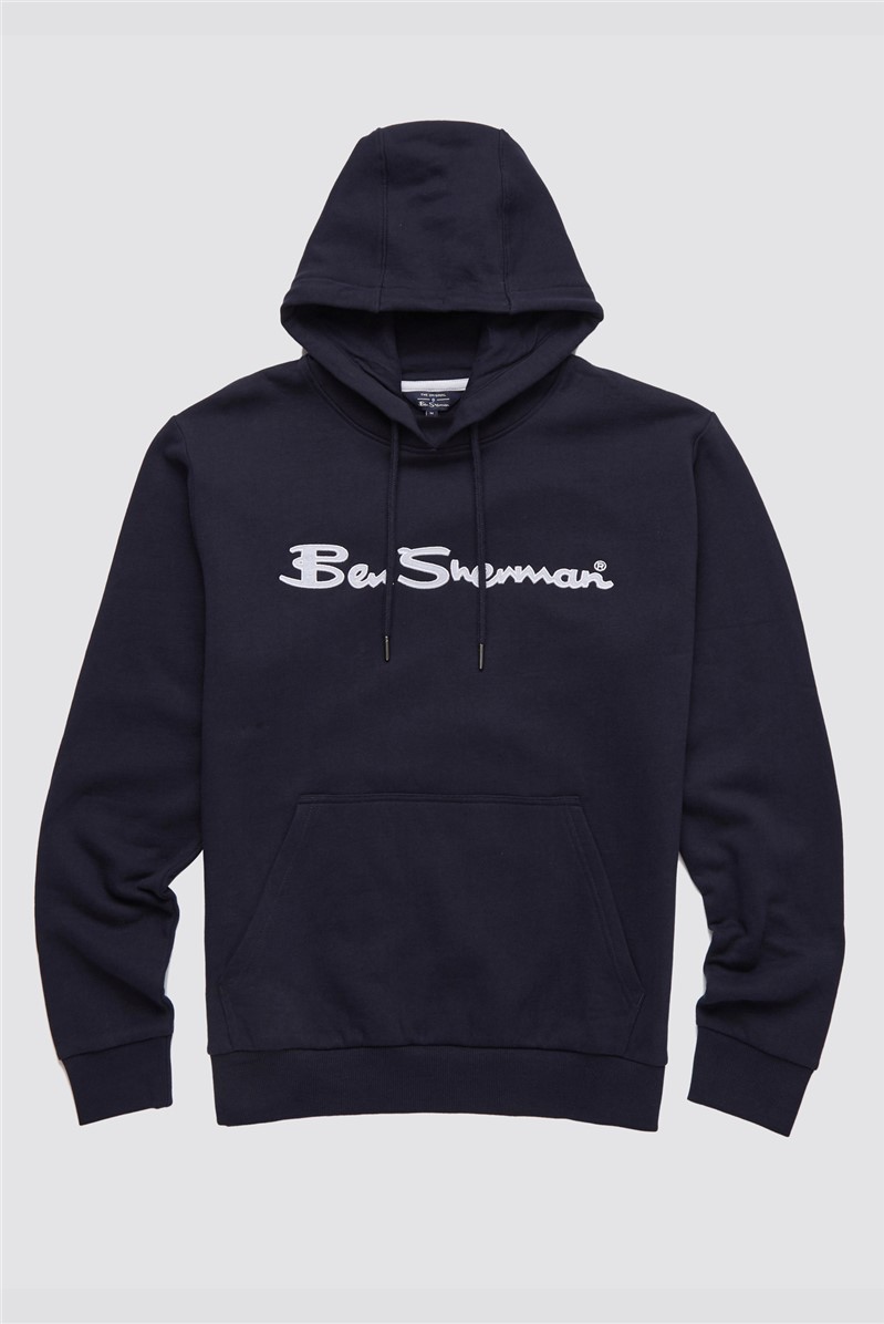  Large Logo Flocked Hoodie