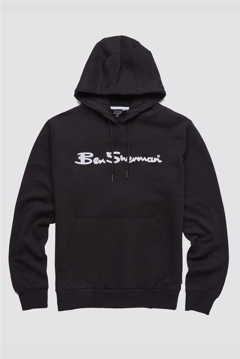  Large Logo Flocked Hoodie