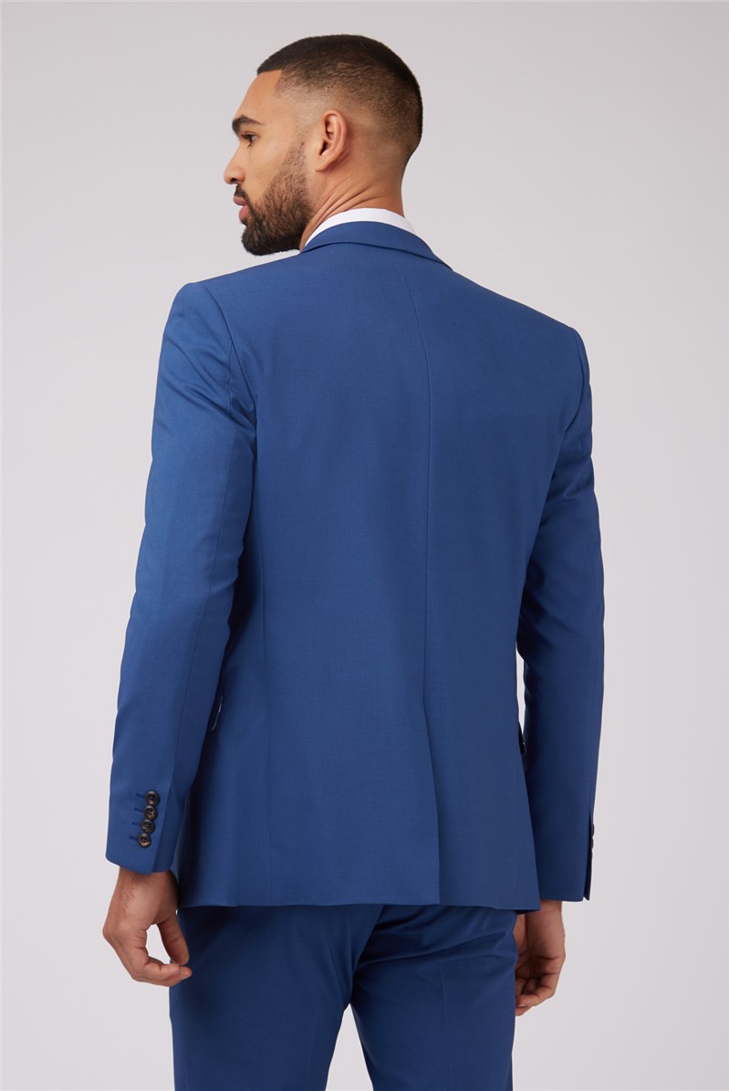  Blue Slim Fit Suit Jacket