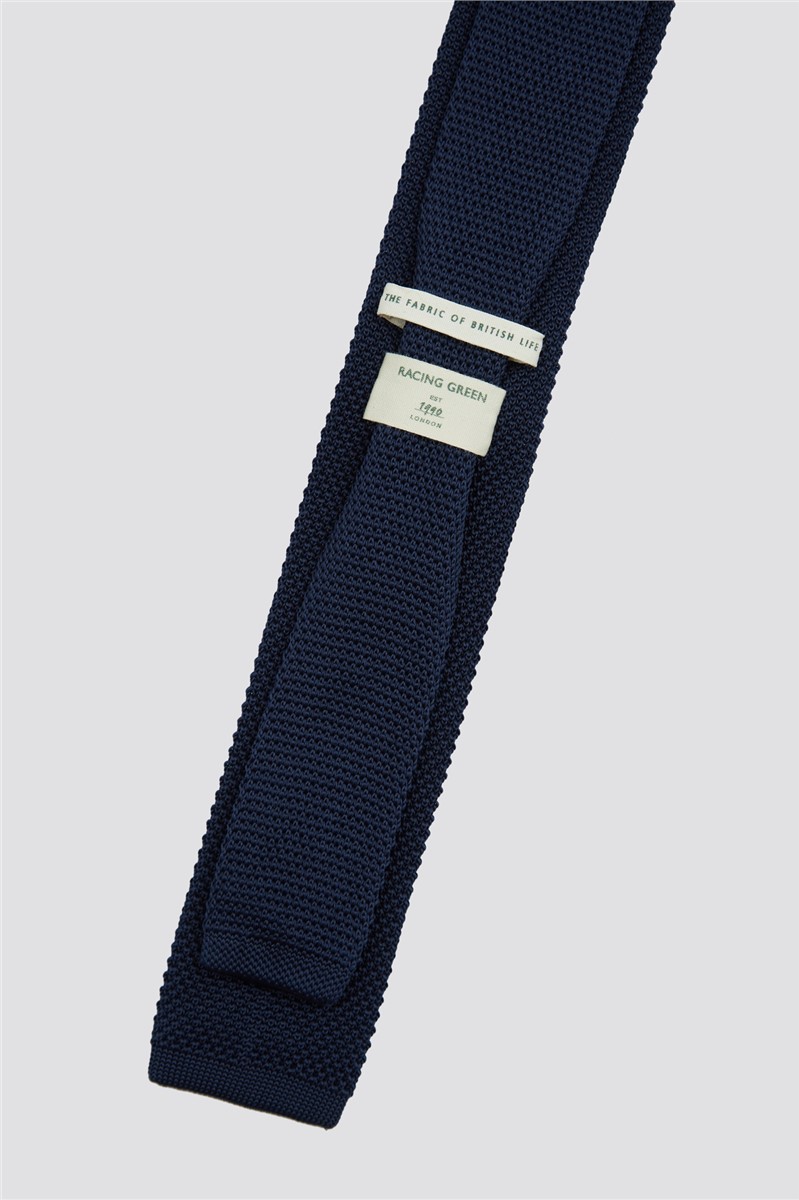  Navy Knitted Tie