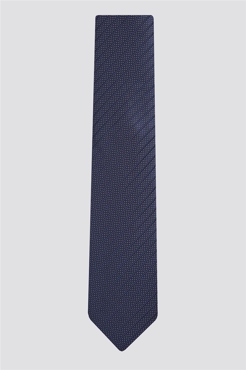 Limehaus Navy Textured Tie