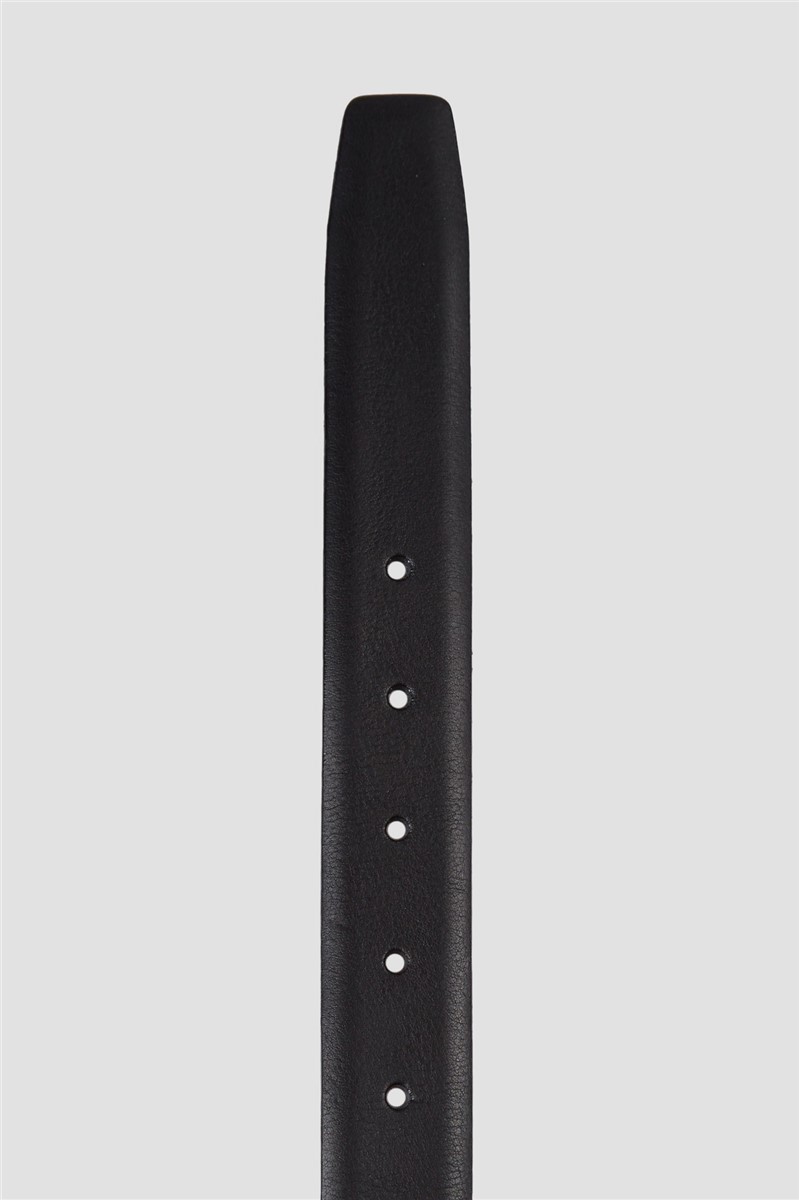 Karmer Reversible Leather Blt Black