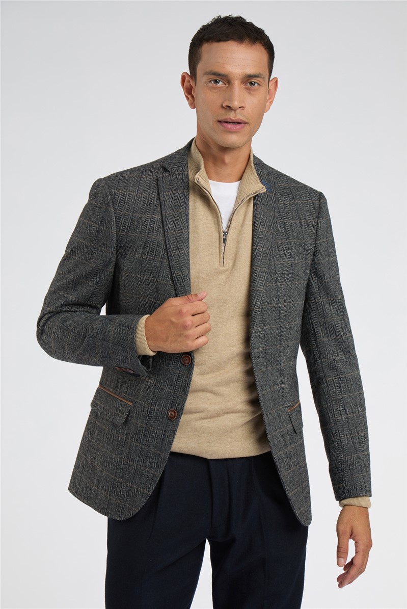  Knitted Quarter Zip Jumper