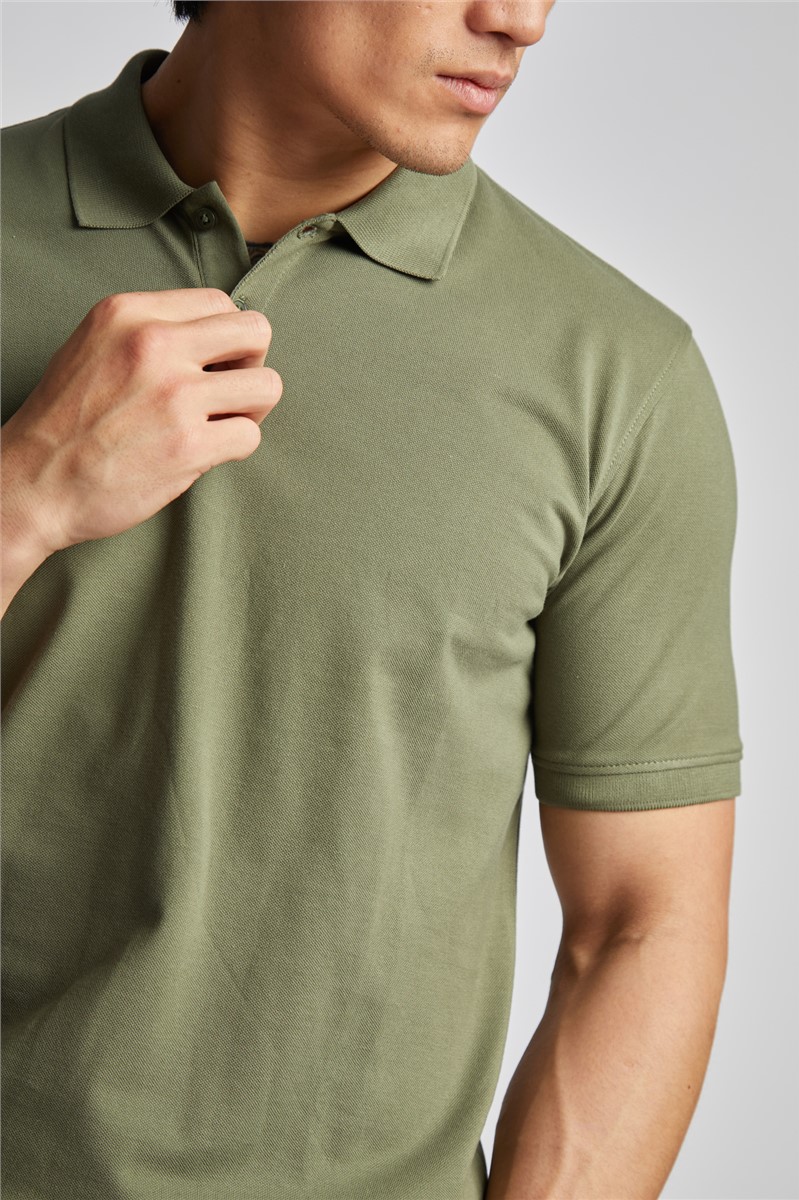  100% Egyptian Organic Cotton Pique Polo Shirt