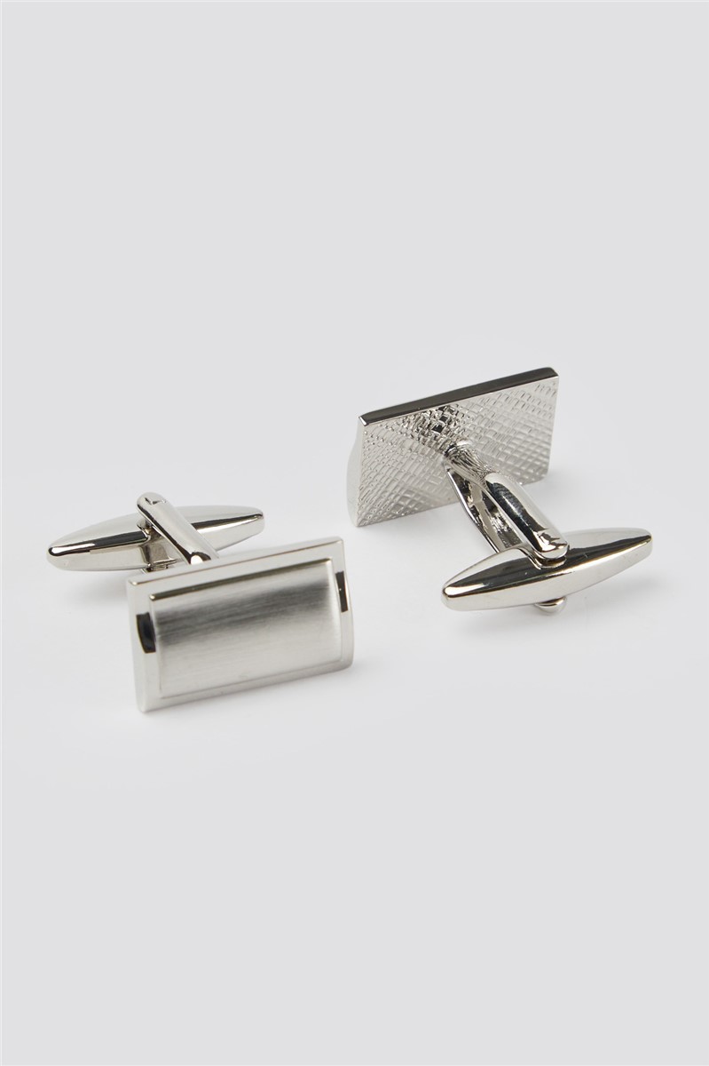  Rectangle Curved Cufflinks