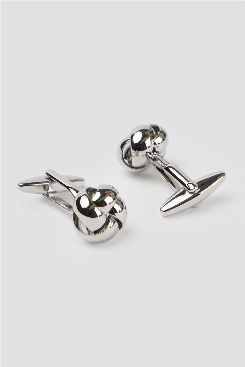  Open Curved Knot Cufflinks