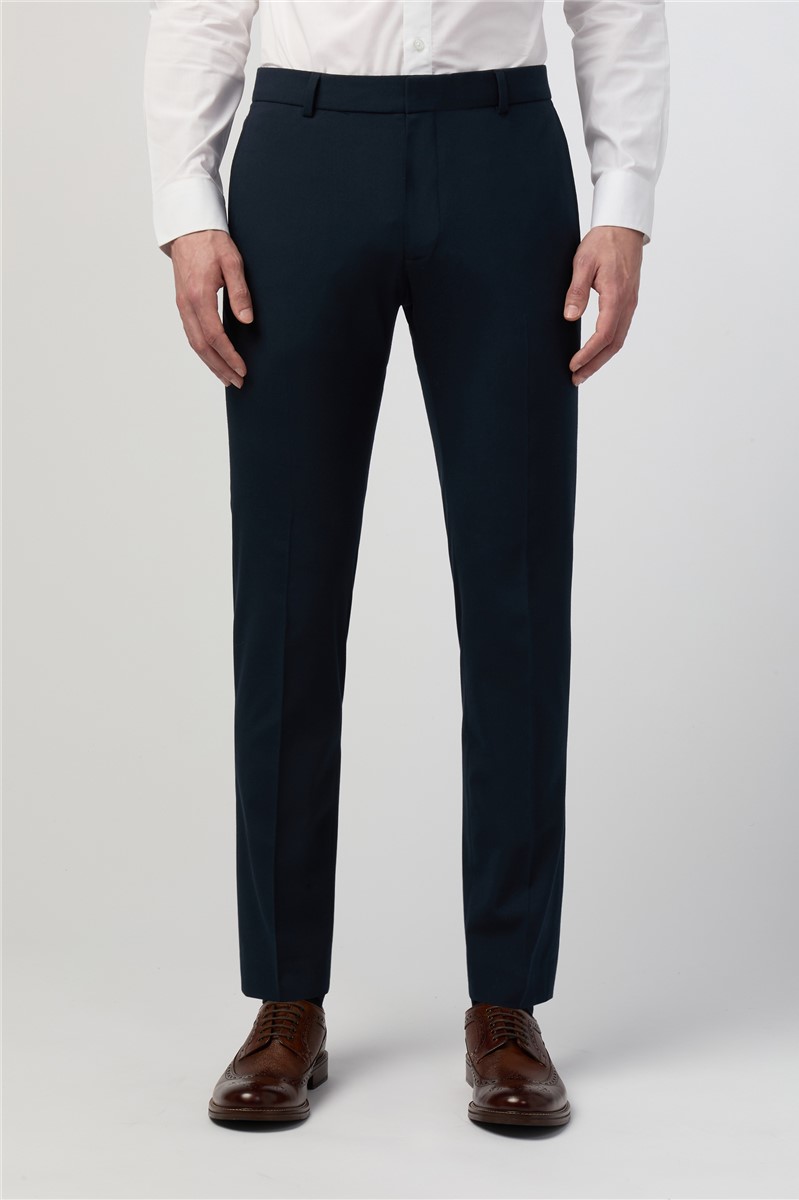  Skinny Fit Navy Stretch Suit