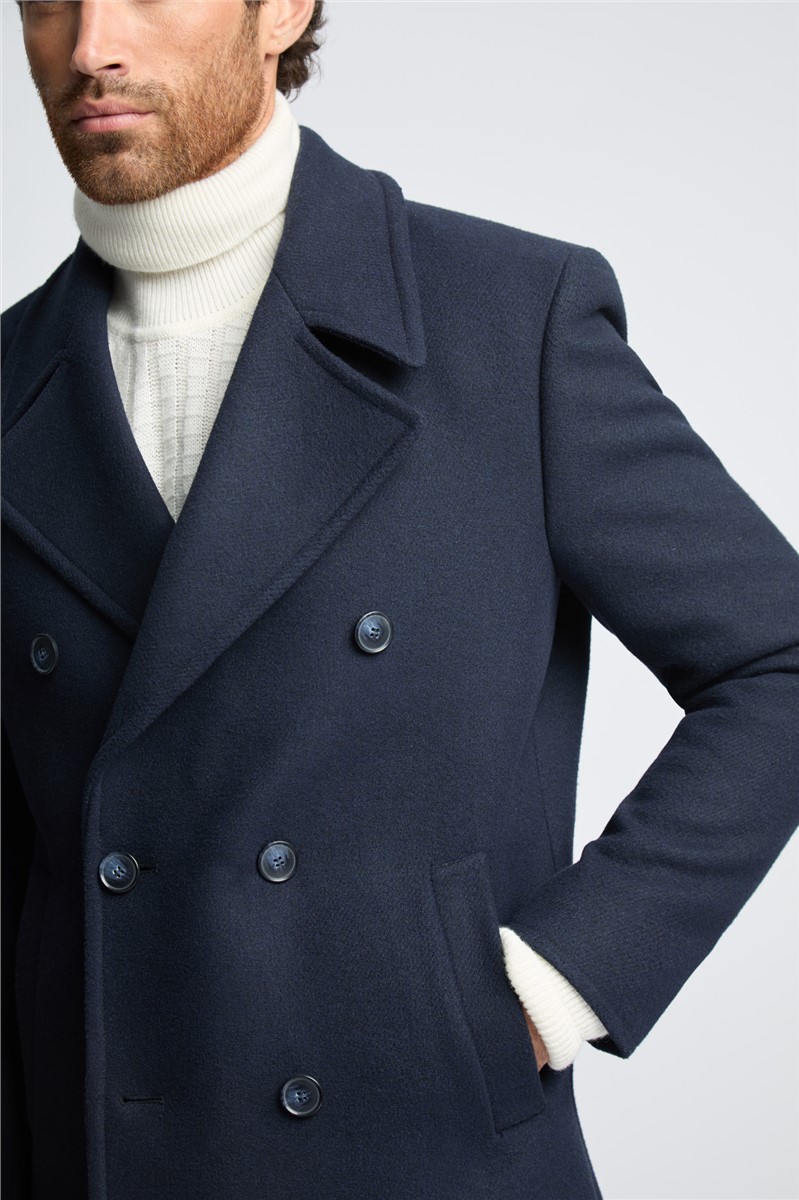  Slim Fit Navy Peacoat