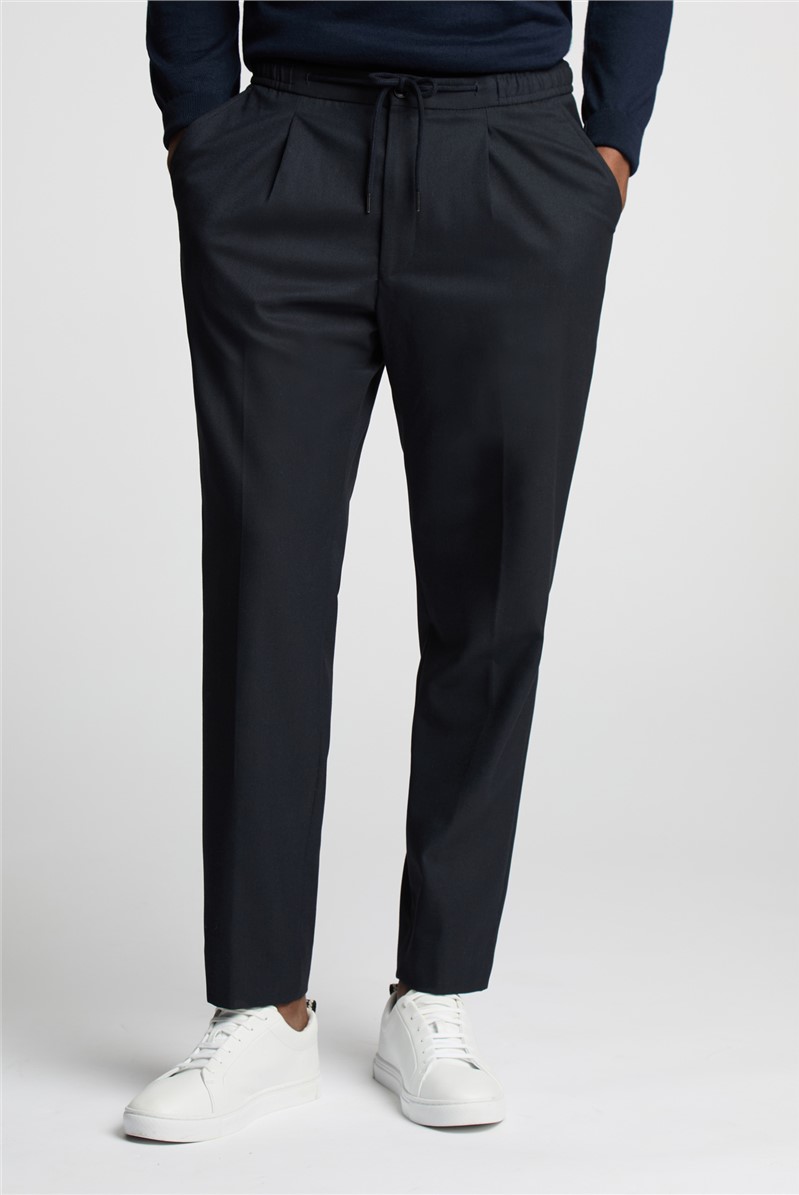  Navy Drawstring Trousers