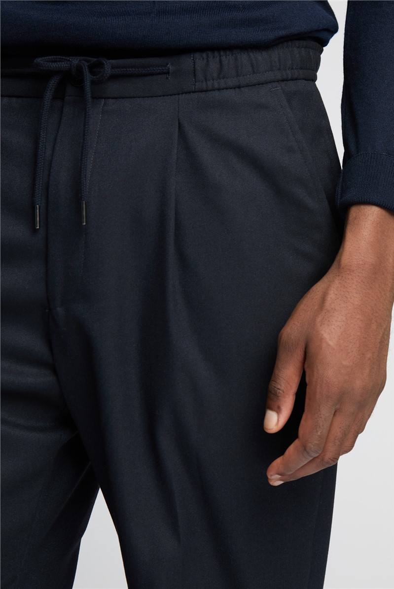  Navy Drawstring Trousers