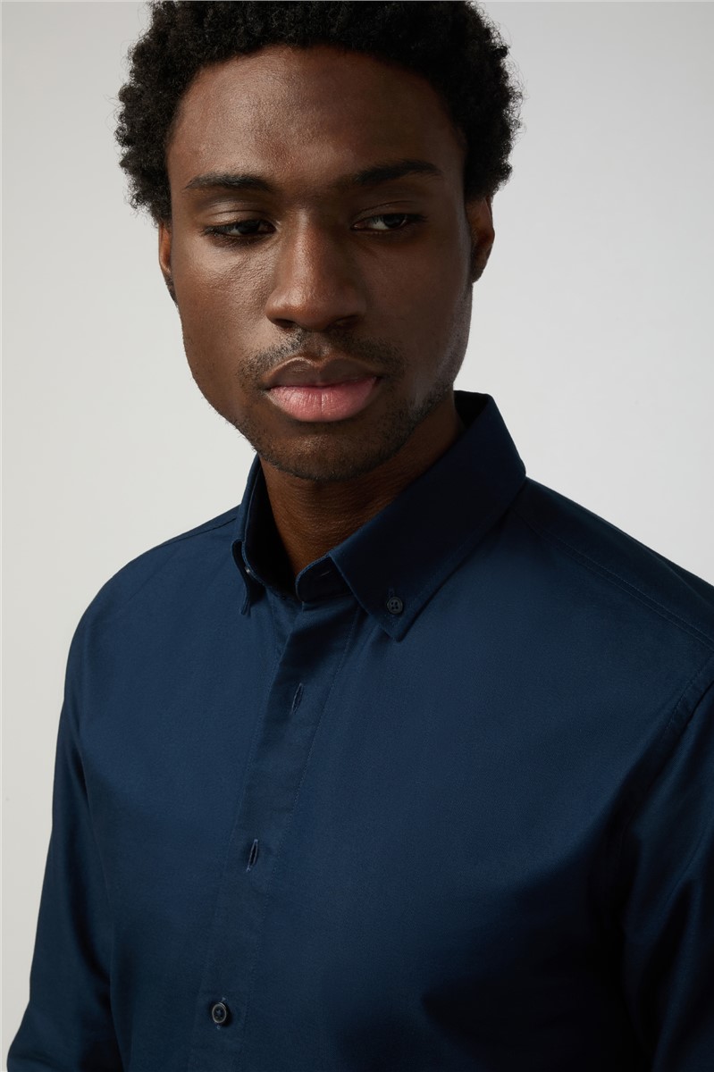  Navy Oxford Shirt
