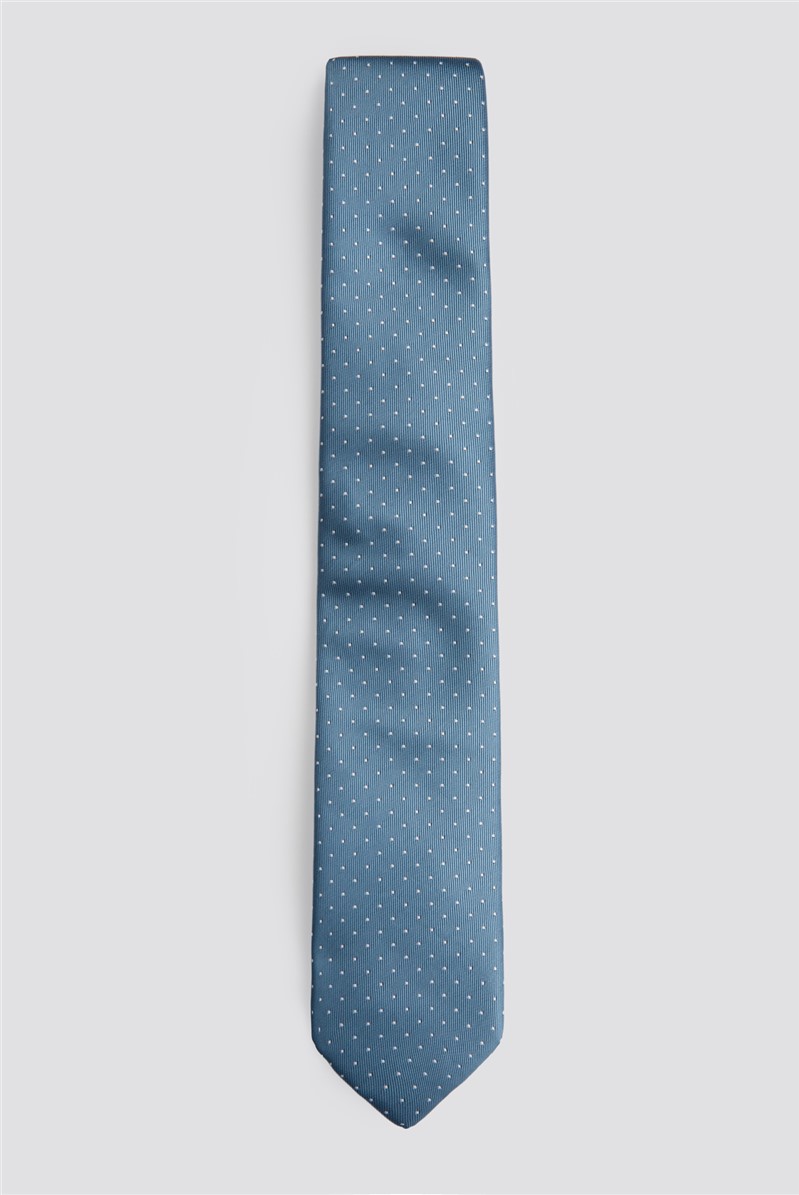  Blue Pindot Tie