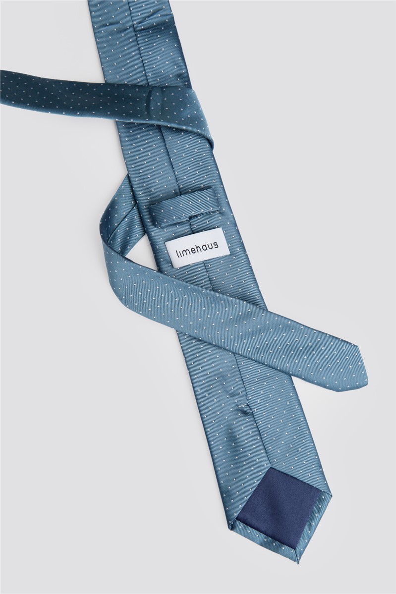  Blue Pindot Tie