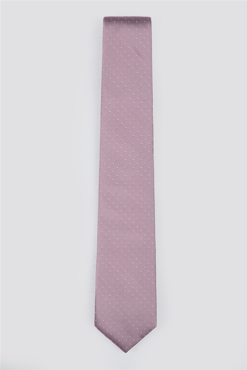  Purple Pindot Tie