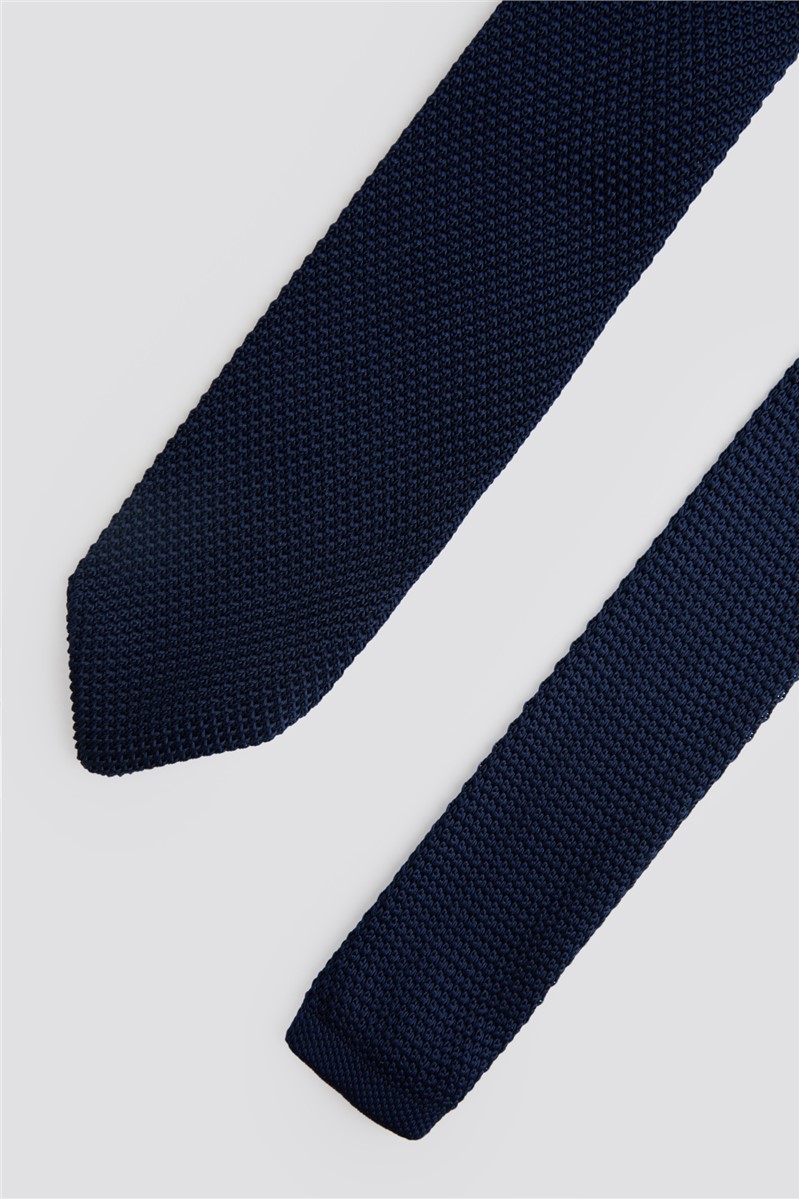  Blue Knitted Tie