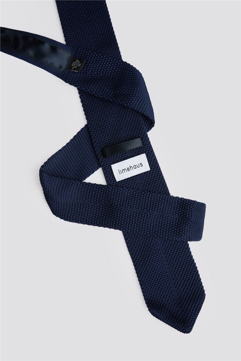  Blue Knitted Tie