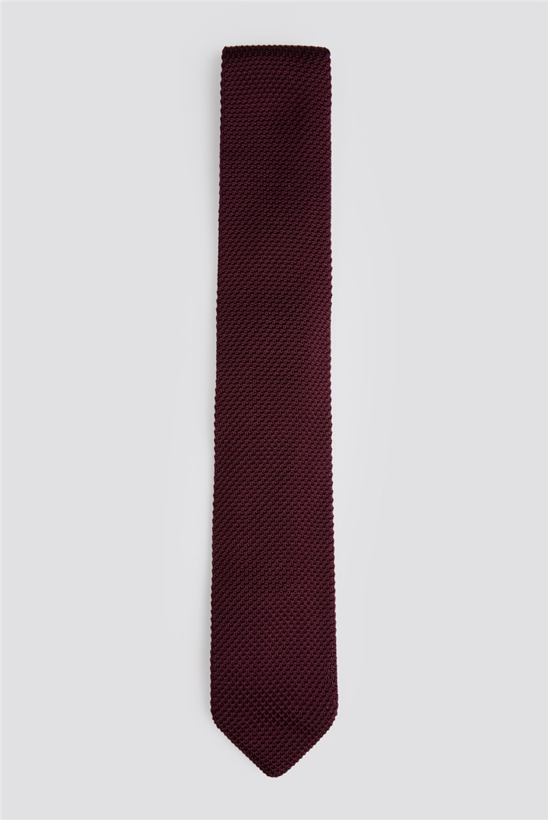  Wine Knitted Tie